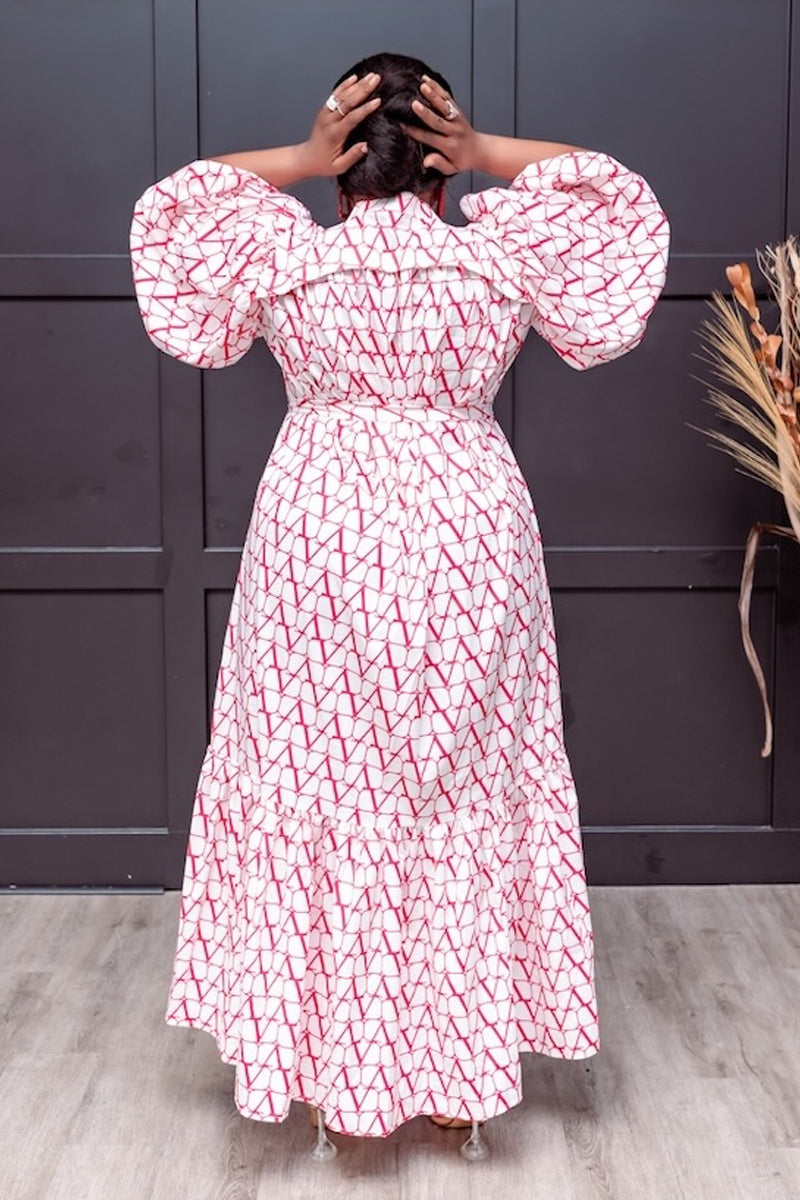 Serenity Geo Maxi Dress