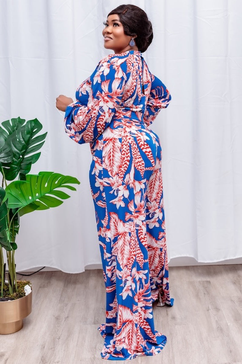 Tropical Breeze Wide-Leg Jumpsuit