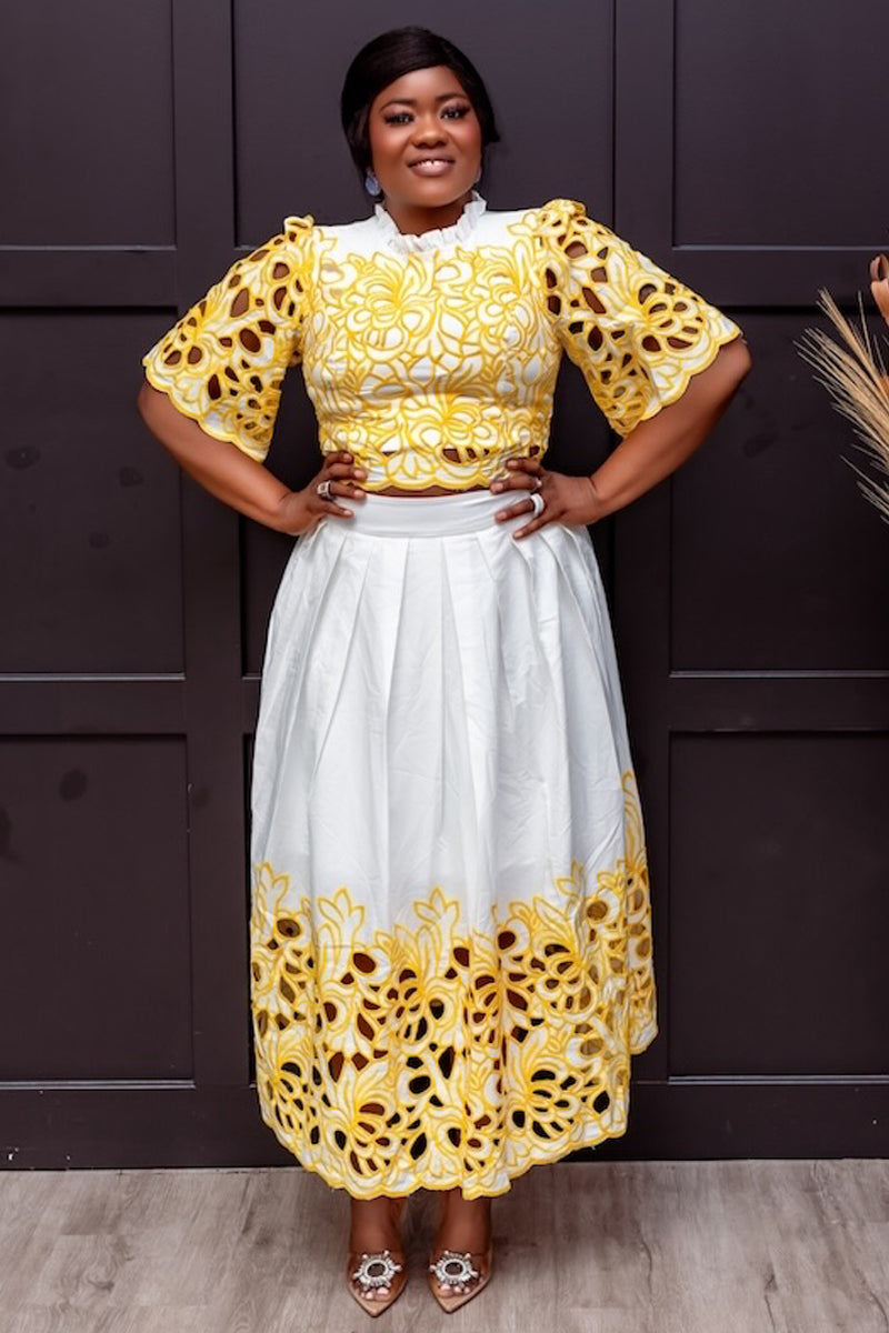 Radiant Bloom Two-Piece Set