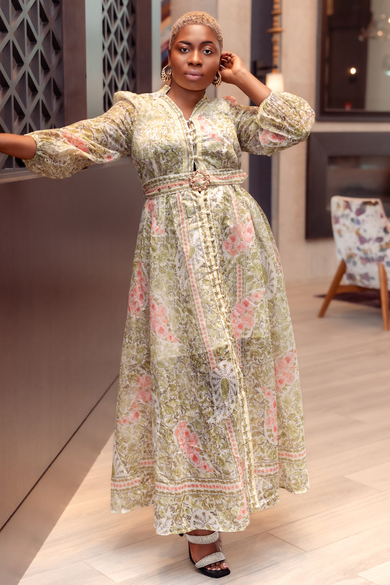 Garden Bloom Maxi Dress