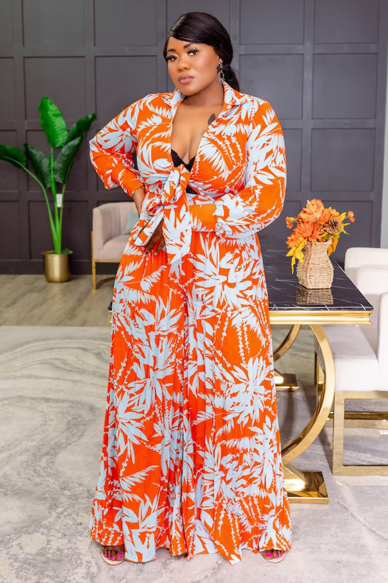 Tropical Breeze Wide-Leg Jumpsuit