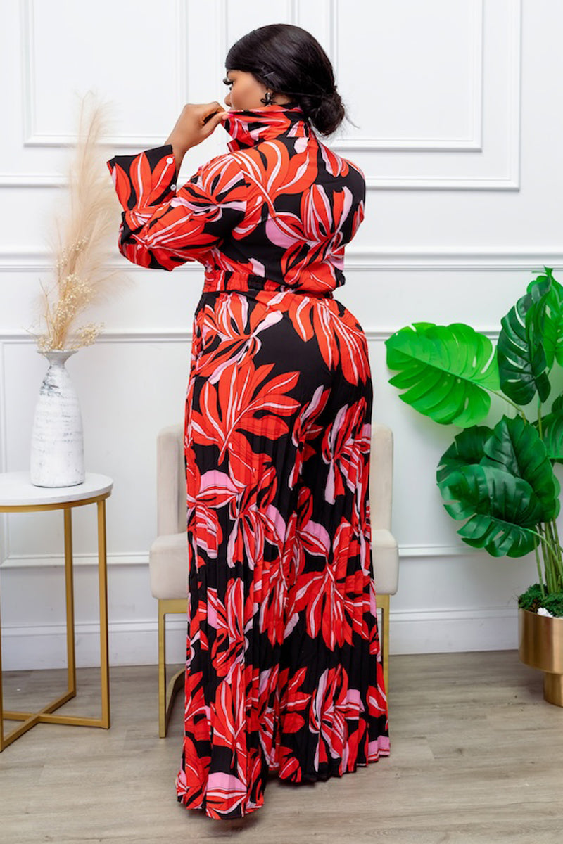 Tiffany Bold Elegance Wide-Leg Jumpsuit