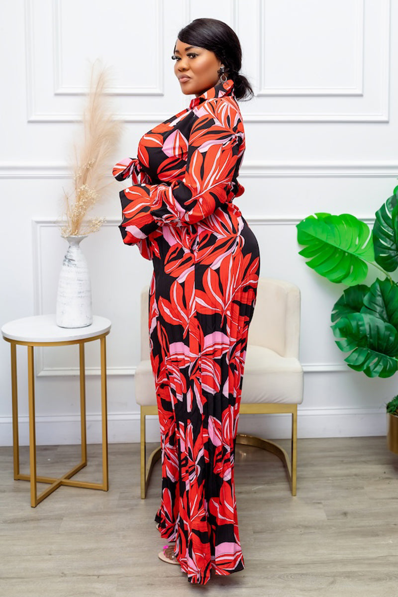 Tiffany Bold Elegance Wide-Leg Jumpsuit