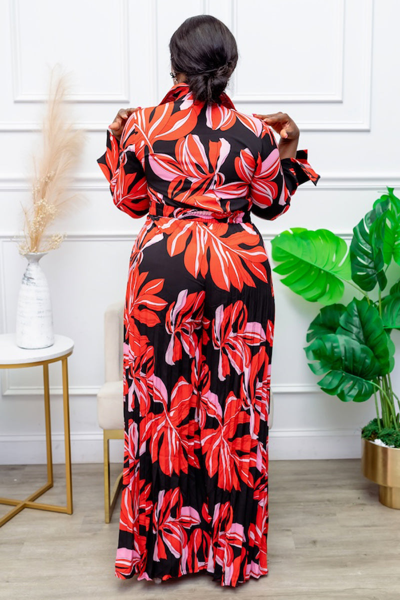 Tiffany Bold Elegance Wide-Leg Jumpsuit