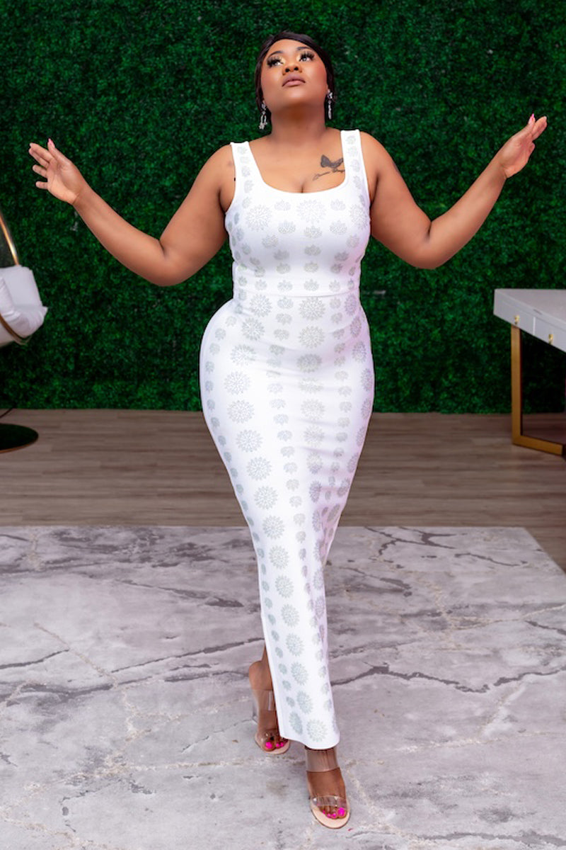 Elegant Sleeveless Bodycon Maxi Dress