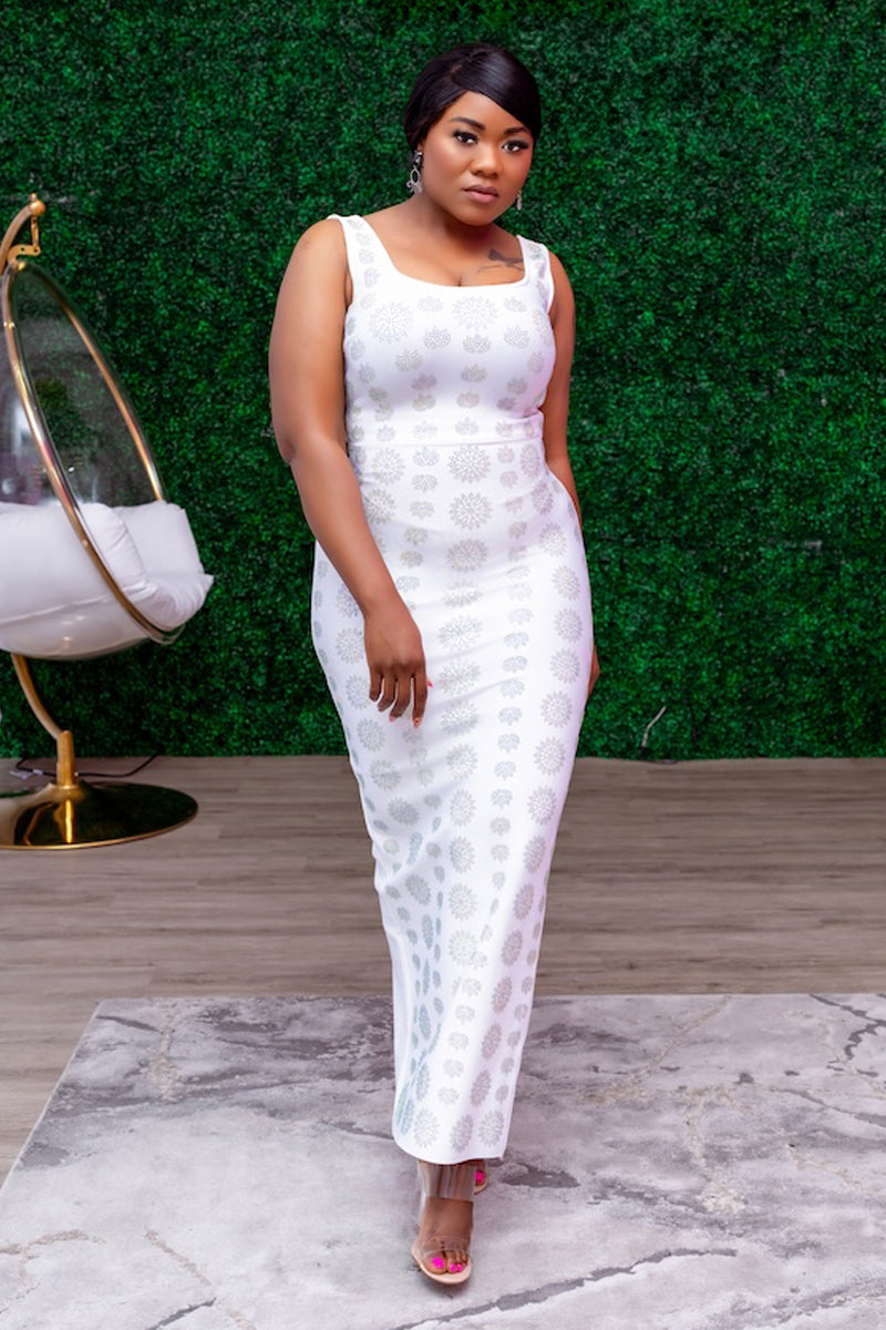 Elegant Sleeveless Bodycon Maxi Dress