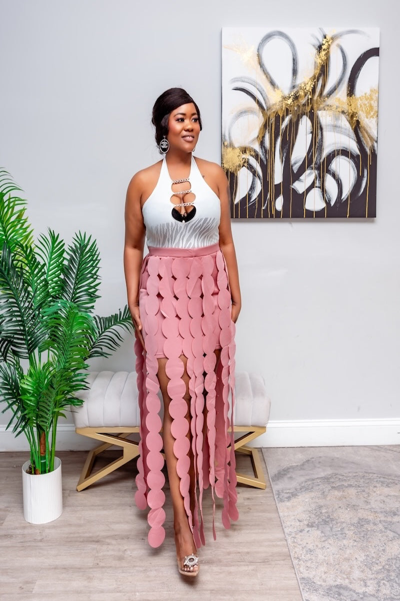 Luna Cascade Sheer Skirt