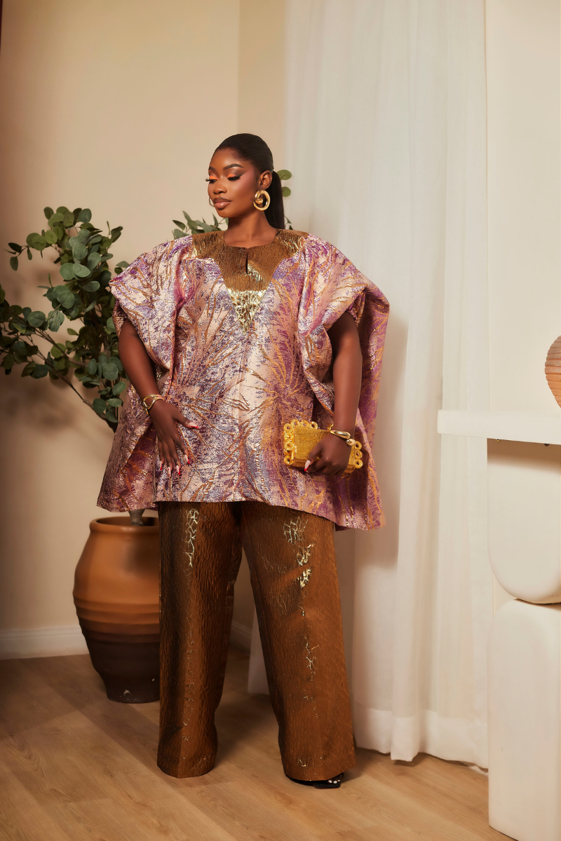 Morayo Brocade Pant Set