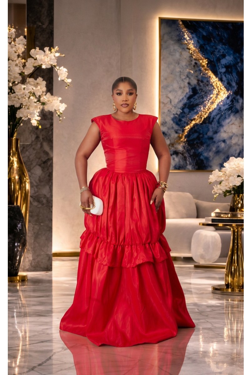 Nala Red Maxi Dress