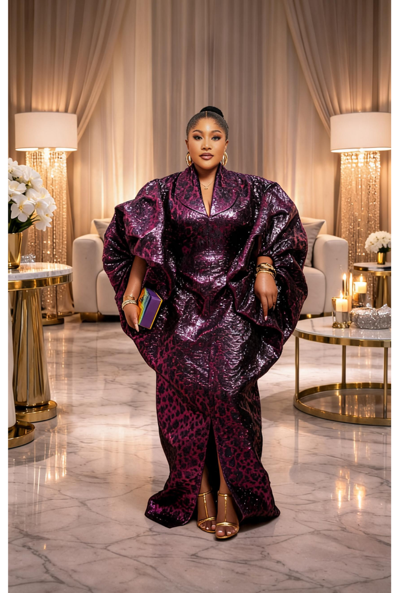 Kamilah Luxe Brocade Kaftan