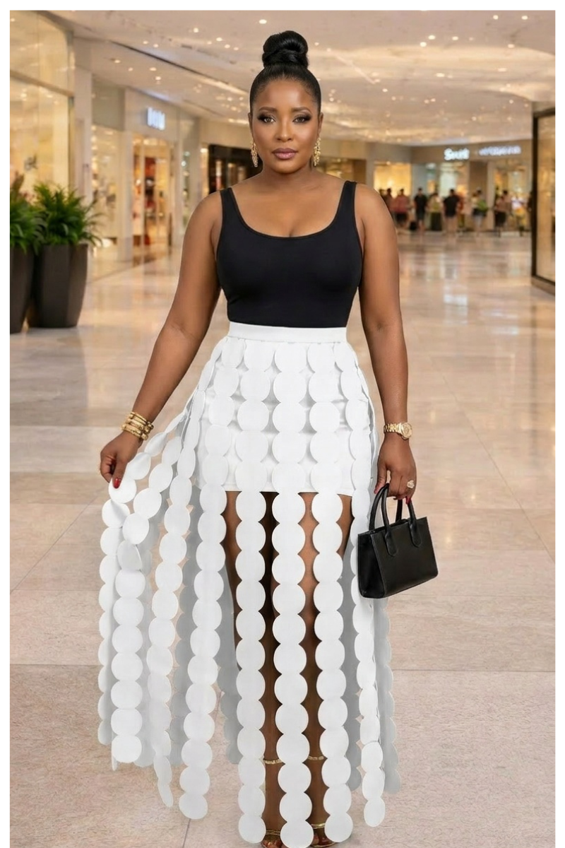 Noir Eclipse Statement Skirt