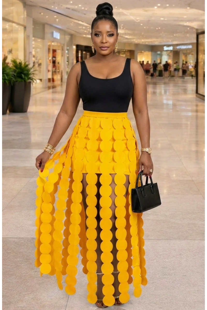 Noir Eclipse Statement Skirt