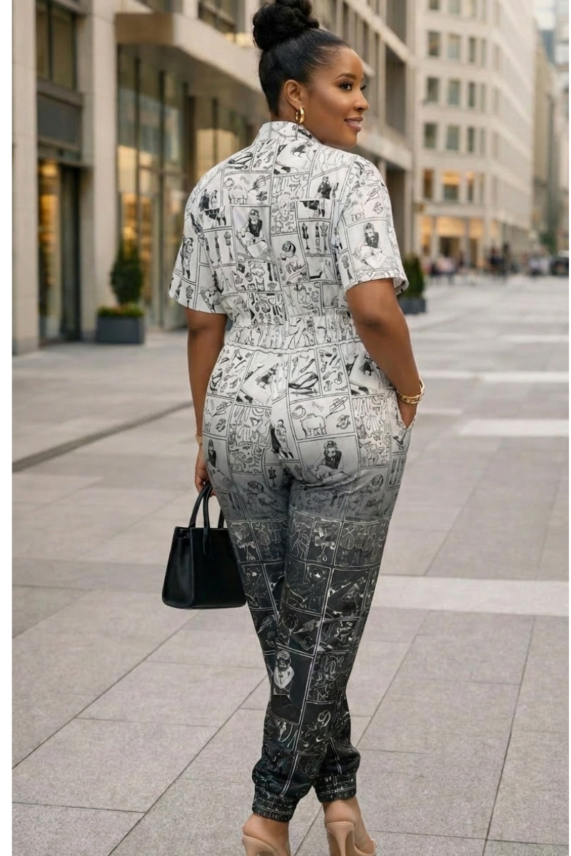 Sade Print Jumpsuit