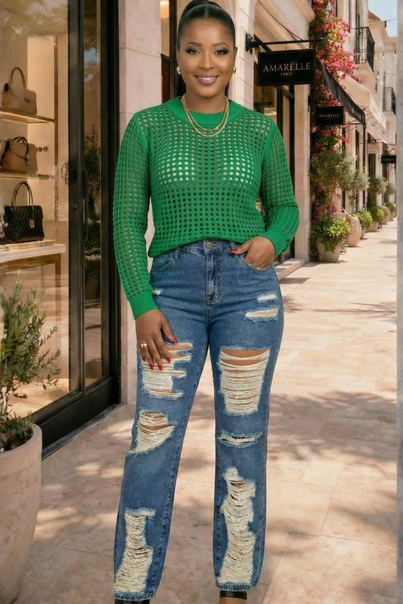 Sunny Knit Sweater Top
