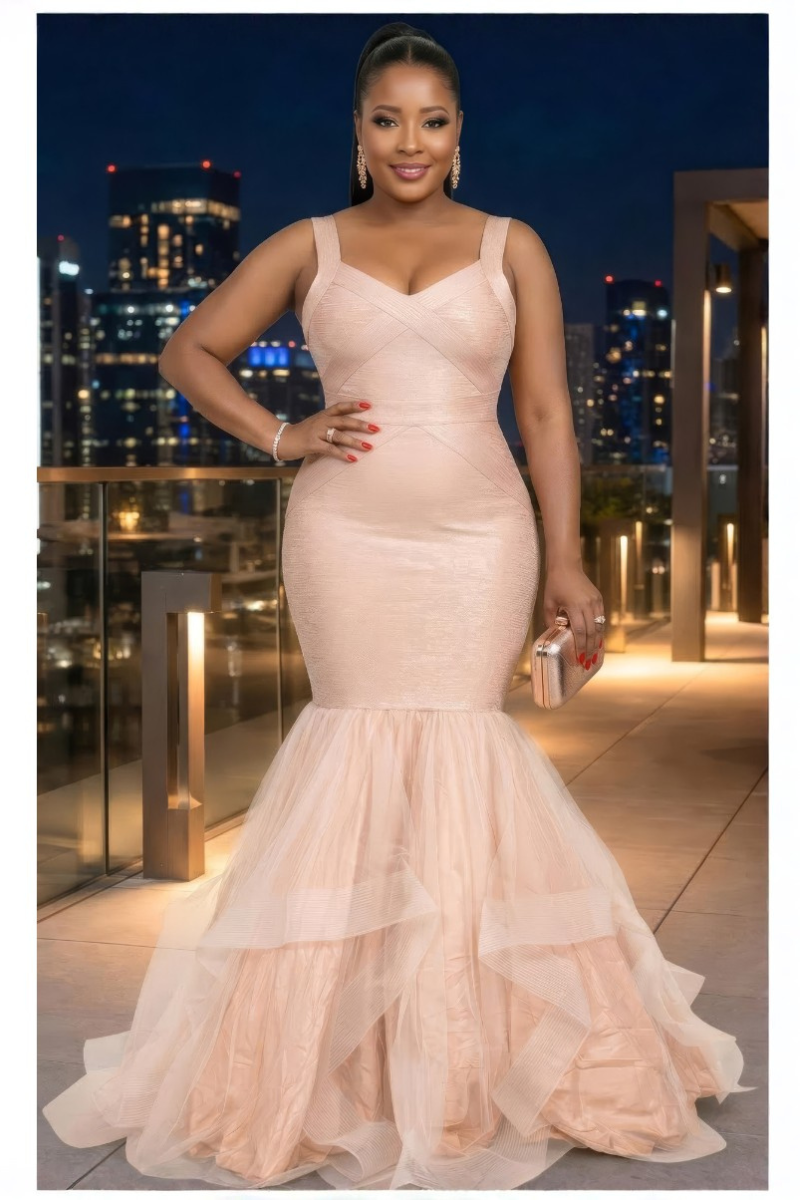 Zaria Luxe Mermaid Maxi Dress