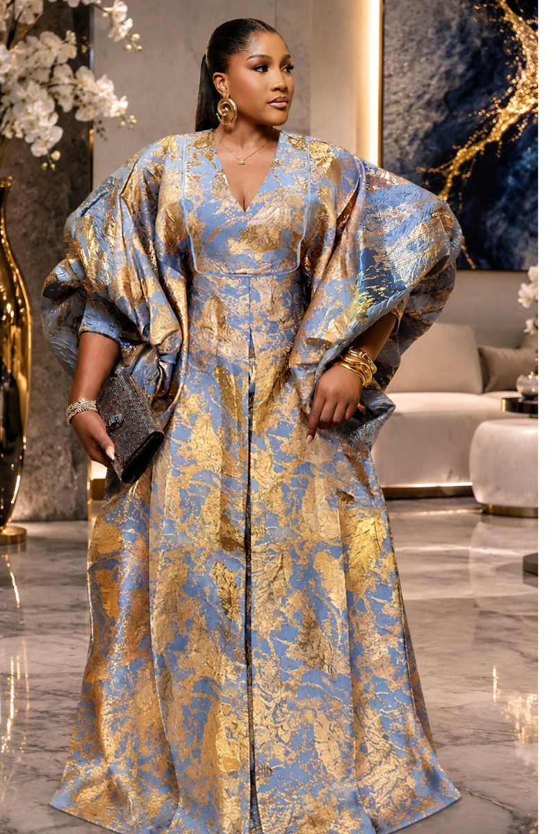Khadijah Luxe Brocade Kaftan