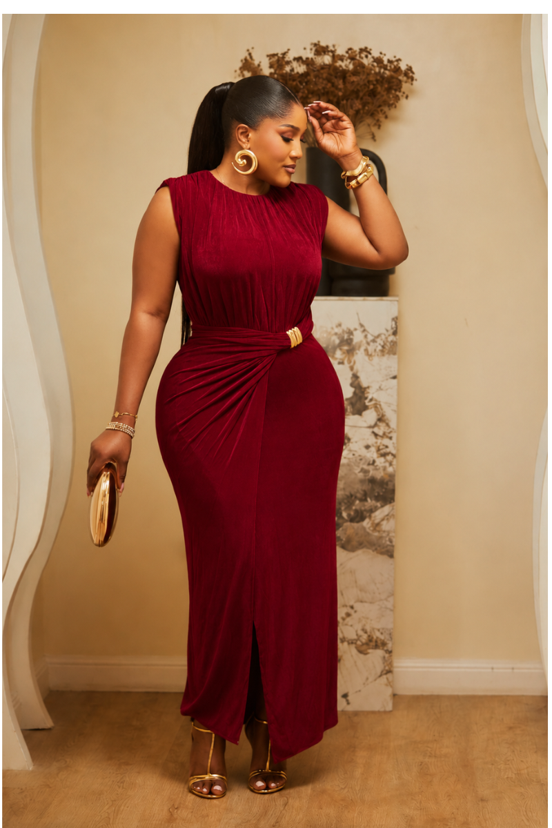 Selene Ruby Elegance Dress