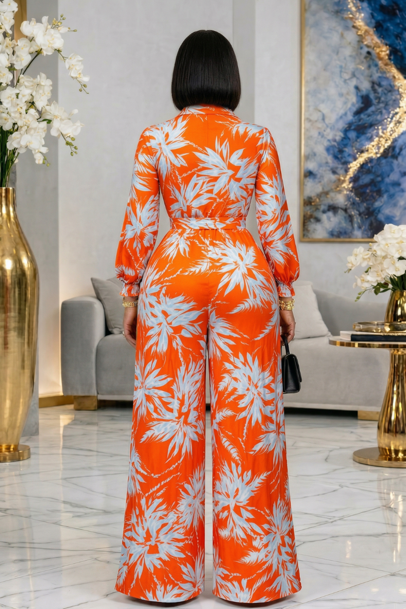 Tropical Breeze Wide-Leg Jumpsuit