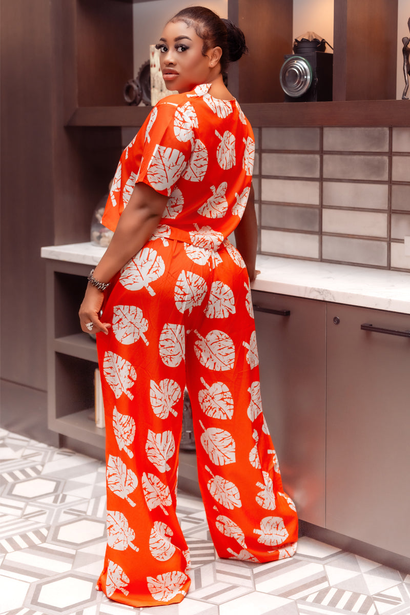 Mummy Kay African Print Pant & Top Set