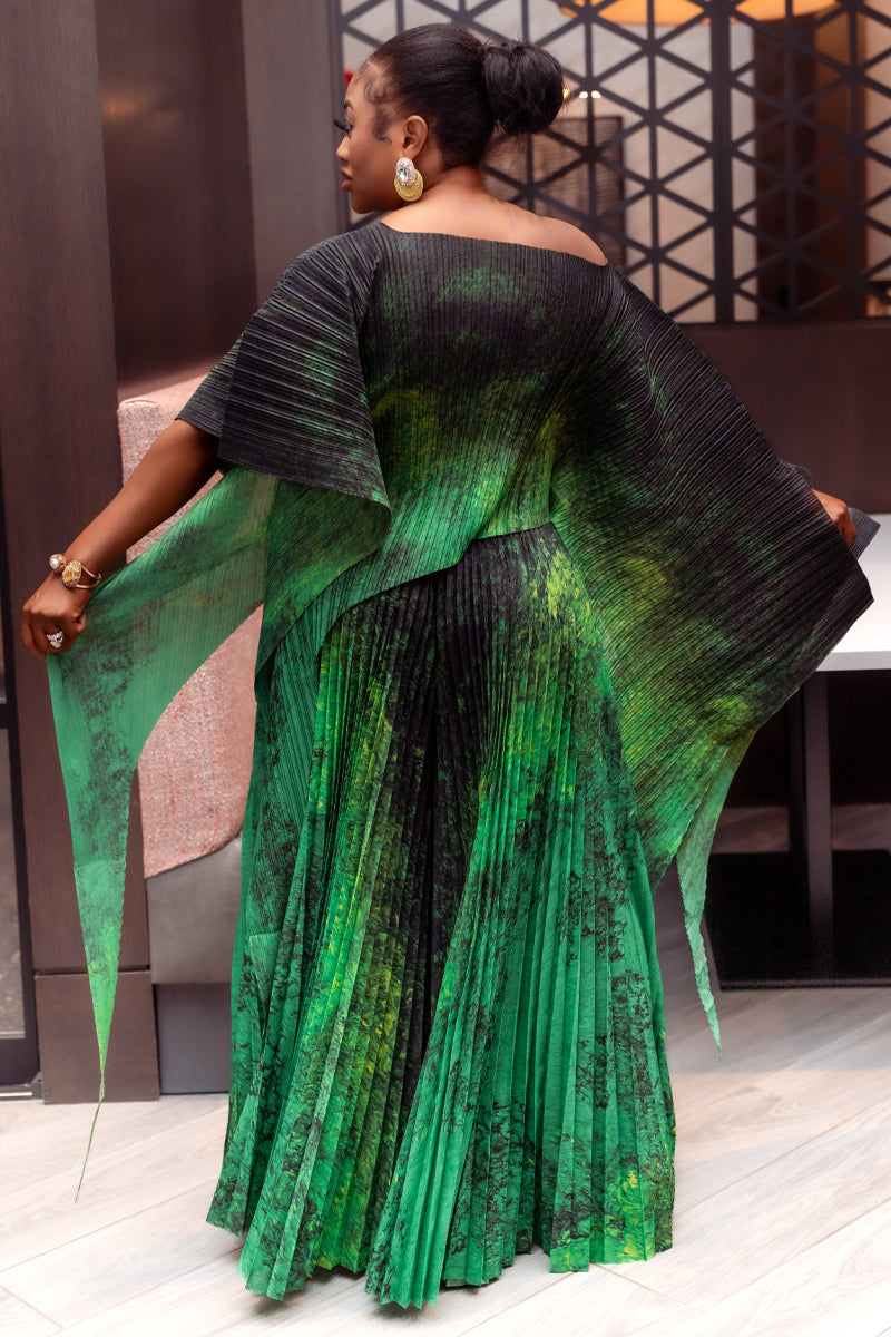 Vanessa Aura Miyake Pant & Top Set