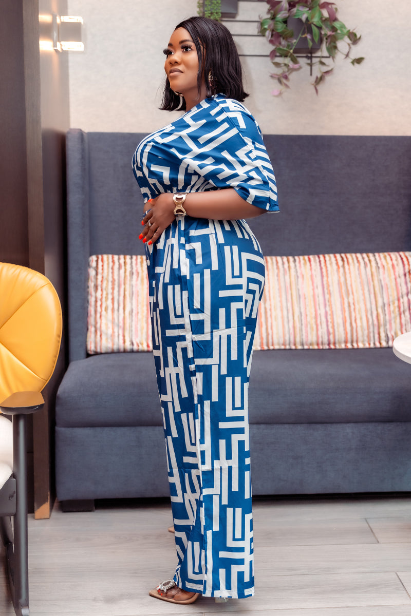 Sophia African Print Pant & Top Set
