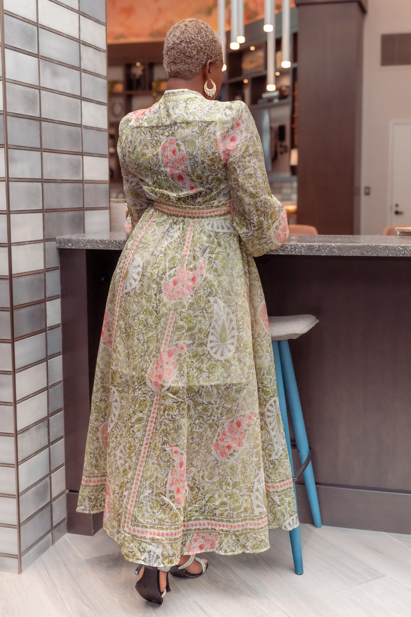 Garden Bloom Maxi Dress