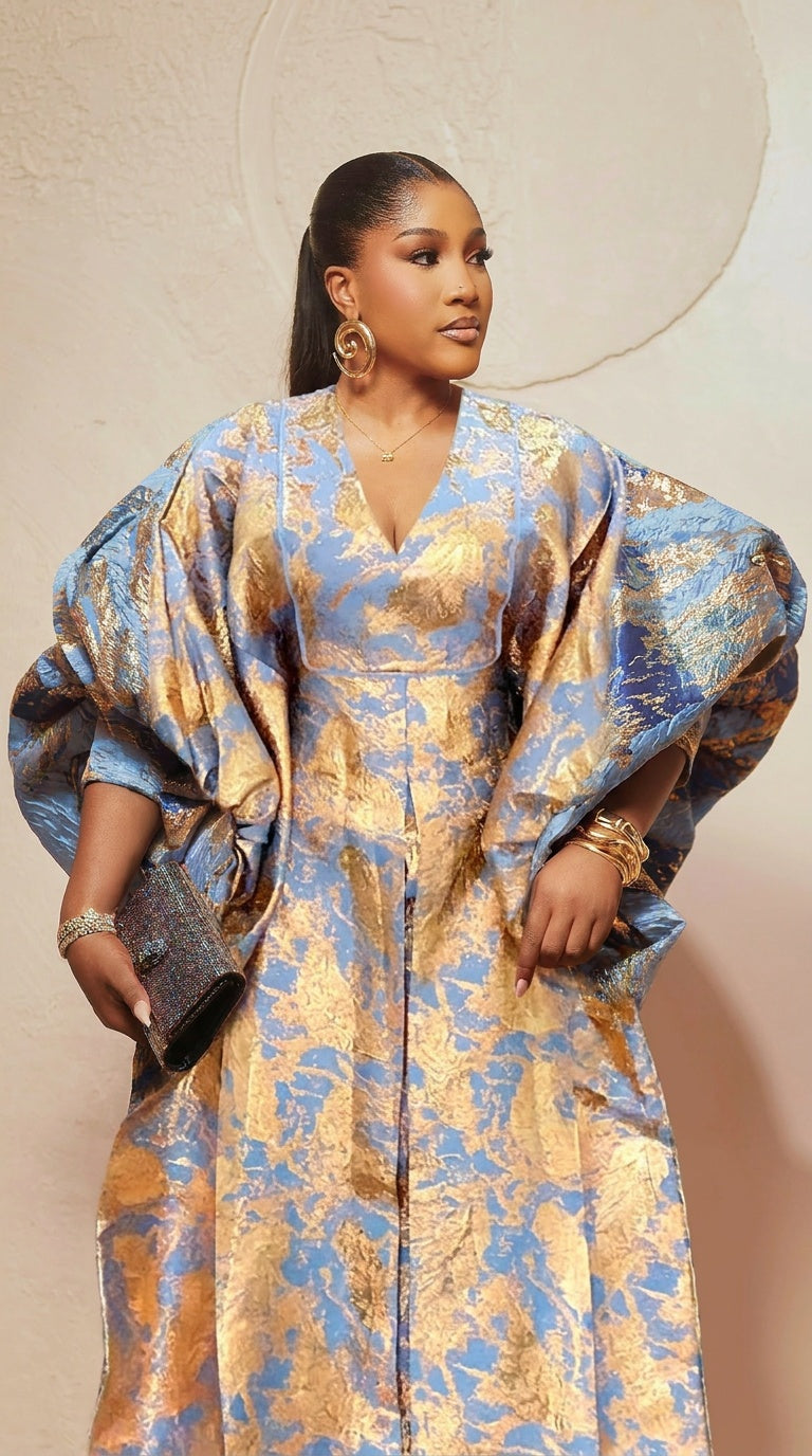 Khadijah Luxe Brocade Kaftan
