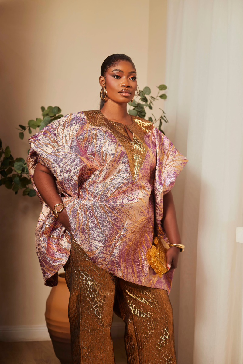 Morayo  Brocade Pant Set