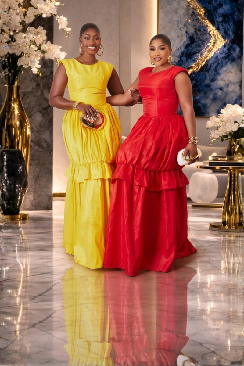 Nala Golden Glow Yellow Maxi Dress