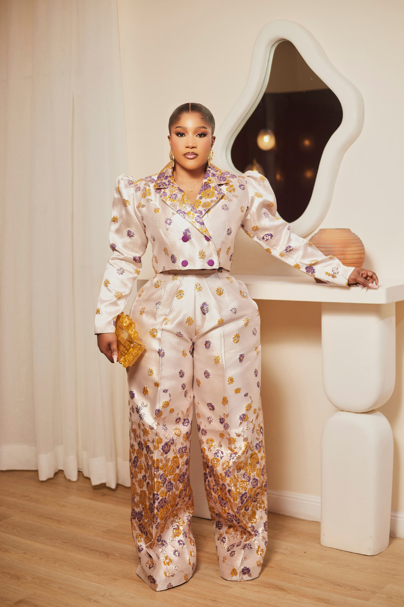 Morenike Luxe Brocade Pant Set