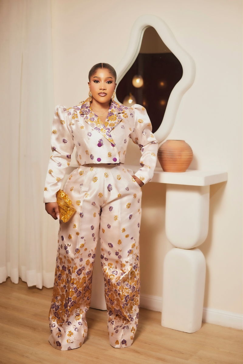 Morenike Luxe Brocade Pant Set