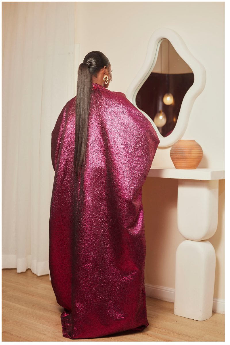 Nafisa Luxe Brocade Skirt Set with Kimono