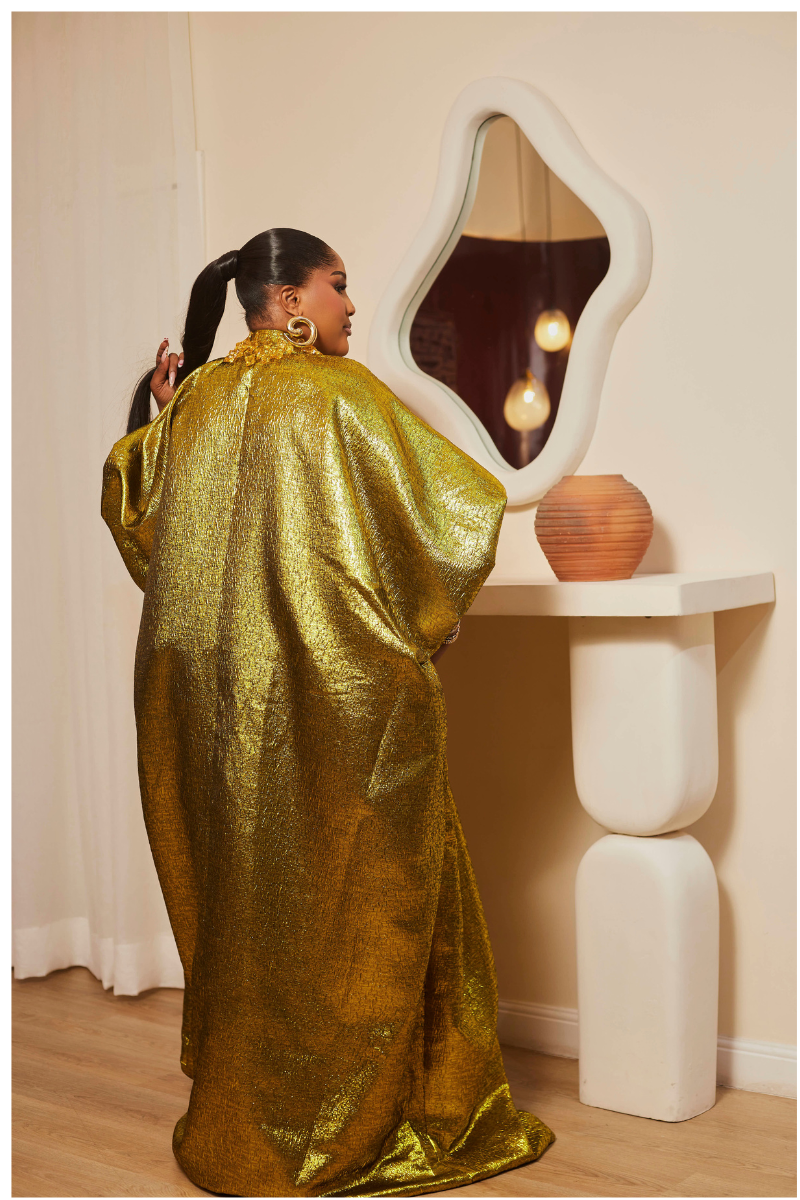 Nafisa Luxe Brocade Skirt Set with Kimono