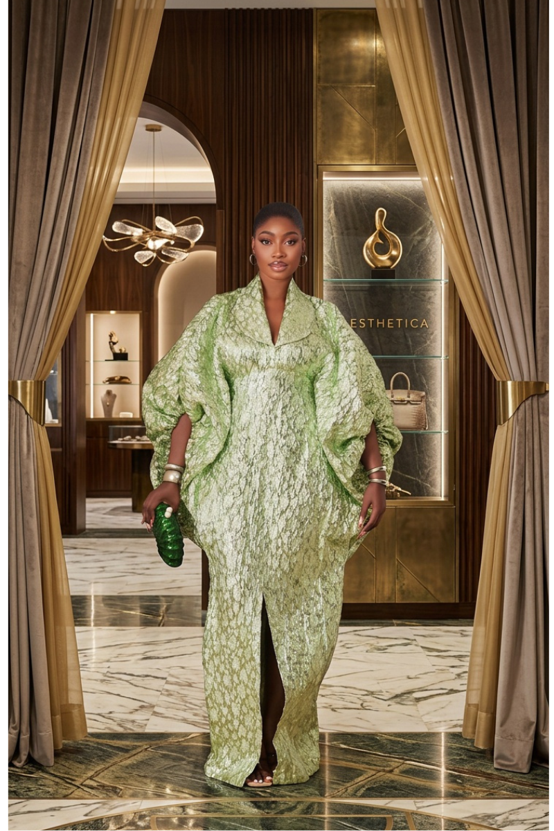 Kamilah Luxe Brocade Kaftan
