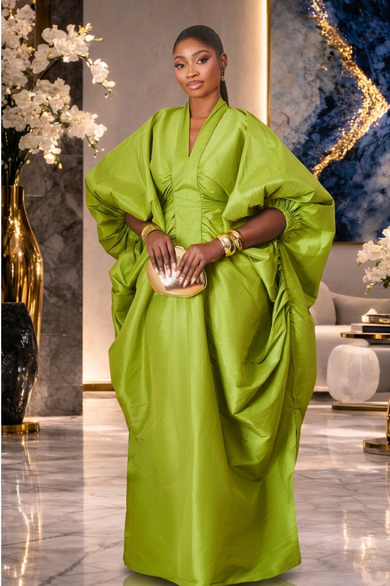 Amina Luxe Kaftan Gown