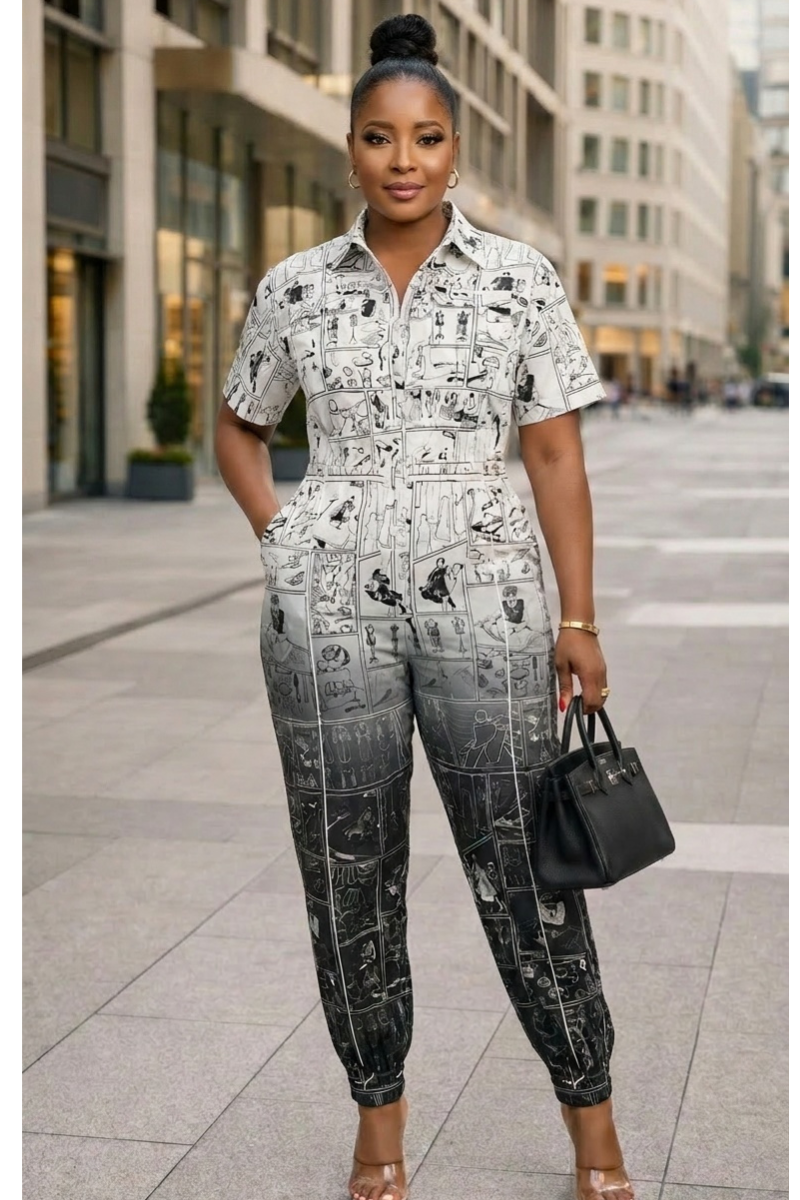 Sade Print Jumpsuit