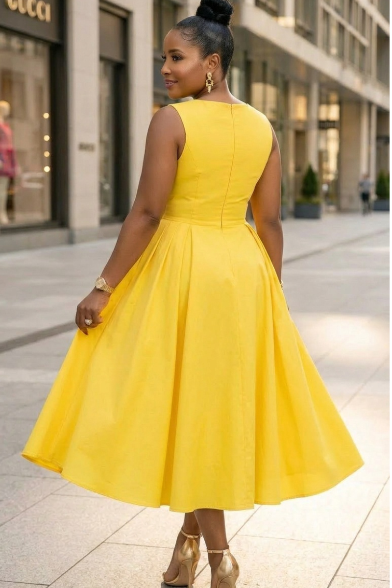 Soleil Sunshine Midi Dress