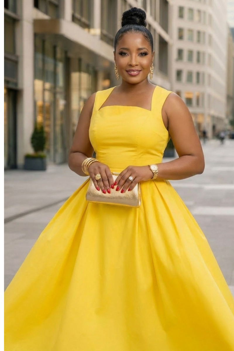 Soleil Sunshine Midi Dress