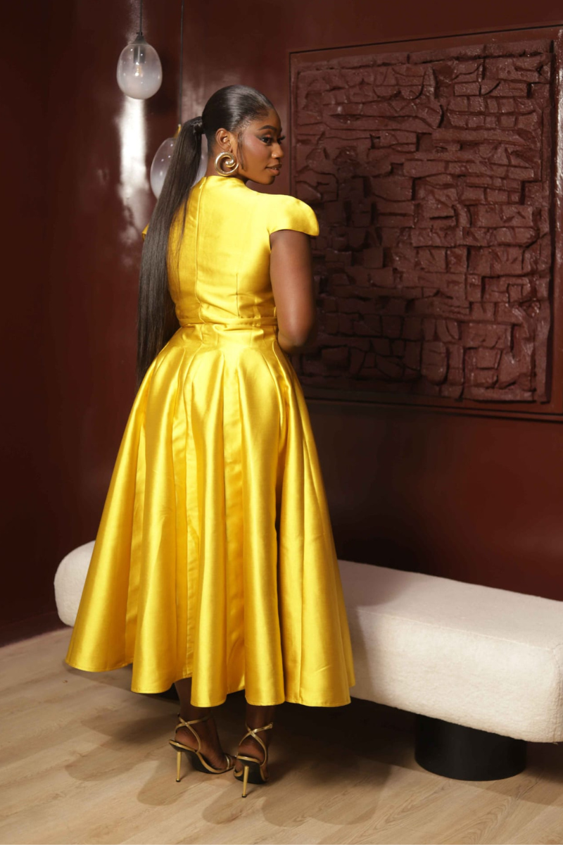 Michelle Gold Ball Gown