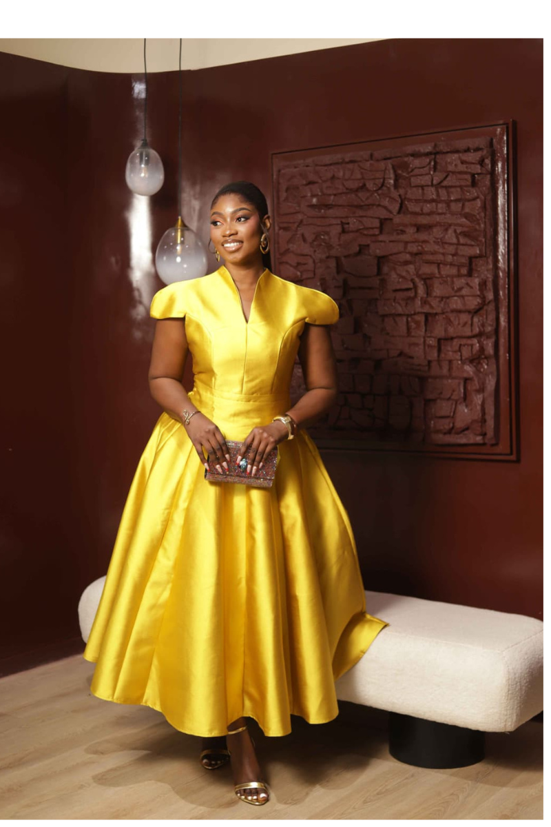 Michelle Gold Ball Gown