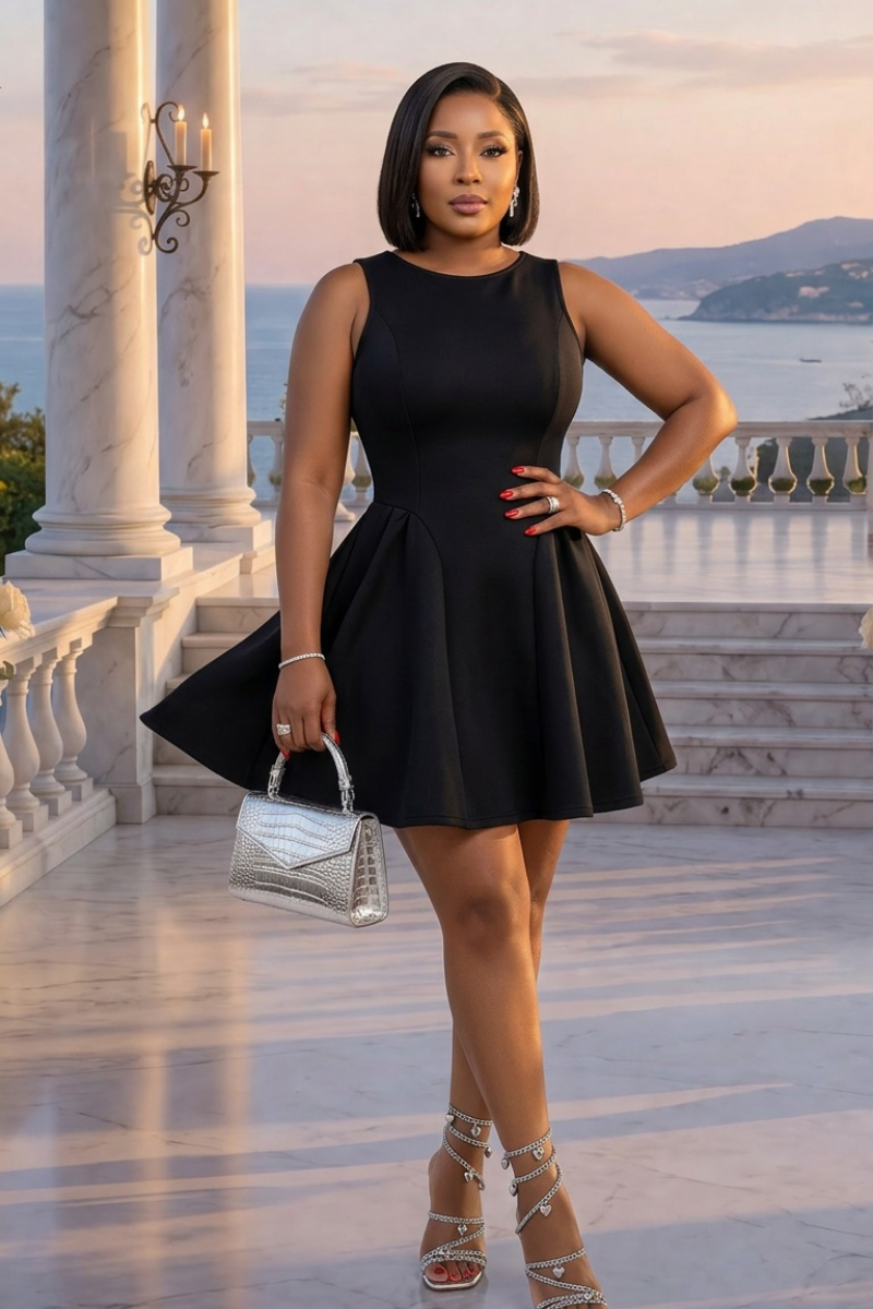 Lemon Radiance Mini Dress