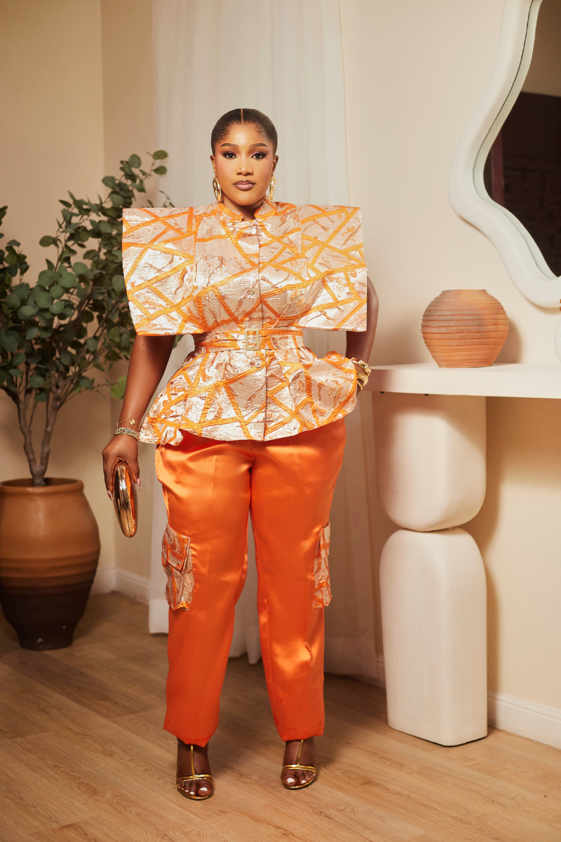 Adesuwa Luxe Brocade Pant Set