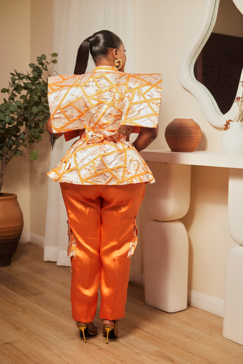 Adesuwa Luxe Brocade Pant Set
