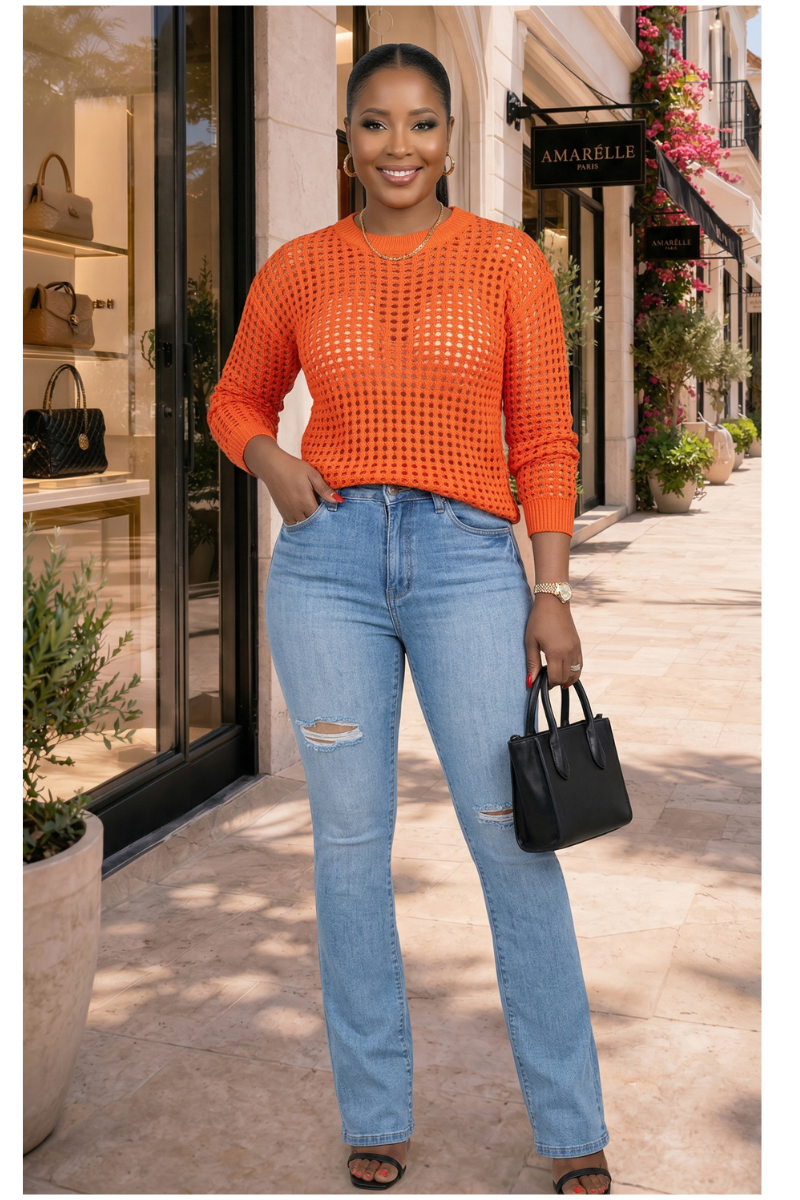 Sunny Knit Sweater Top