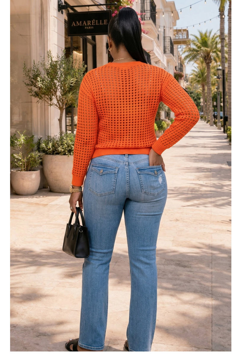 Sunny Knit Sweater Top