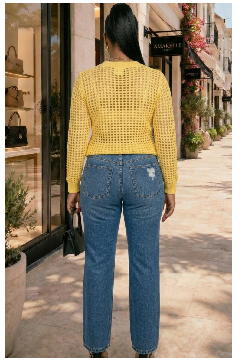 Sunny Knit Sweater Top