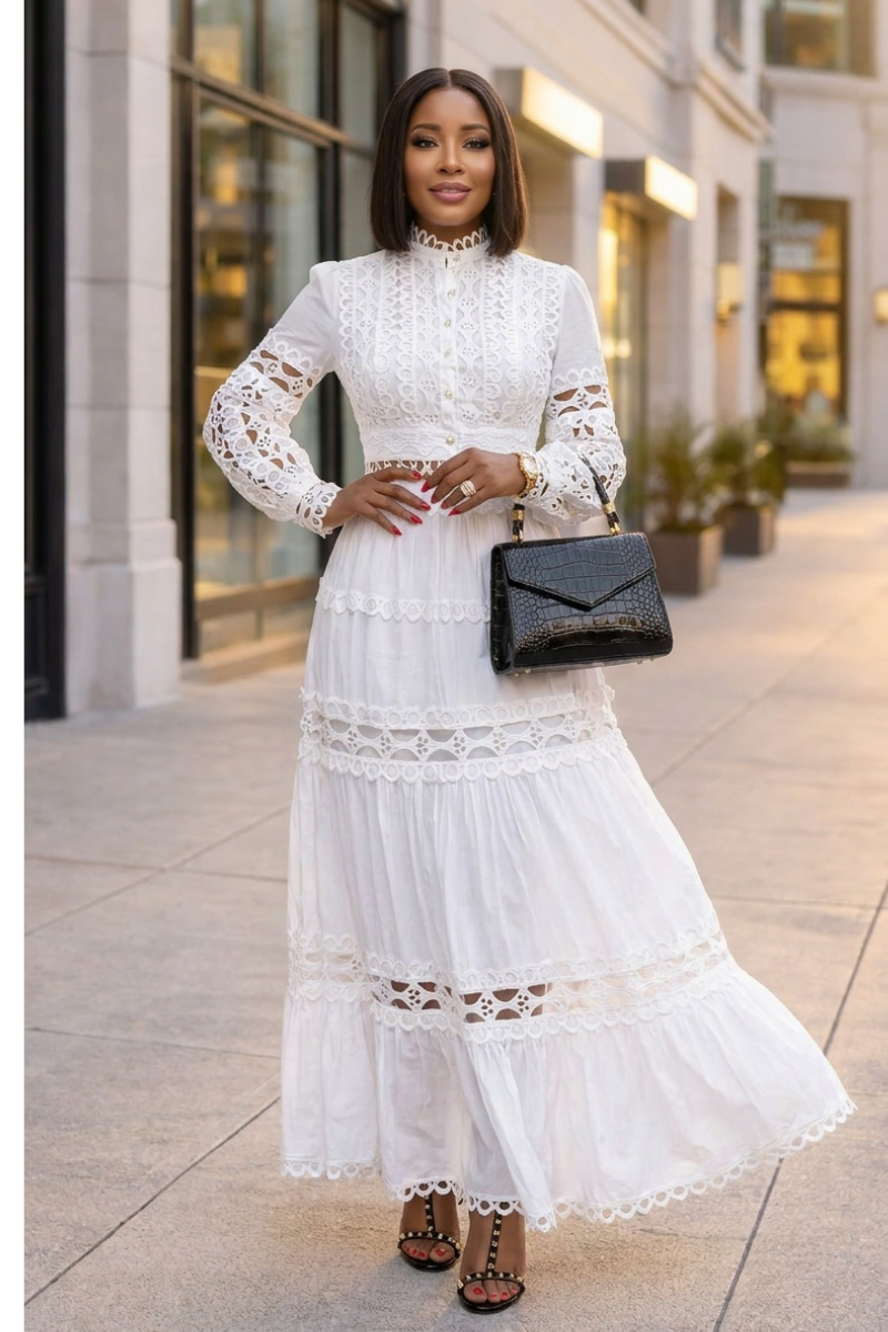Isabella Lace Top & Skirt Set