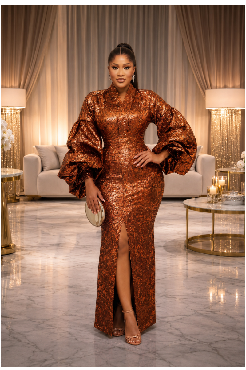 Vara Brocade Gown