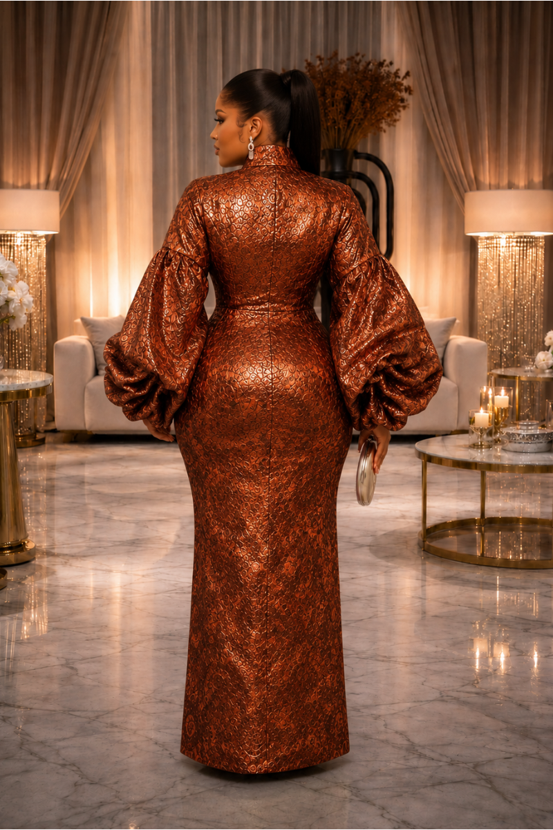 Vara Brocade Gown