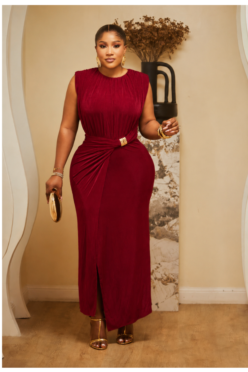 Selene Ruby Elegance Dress